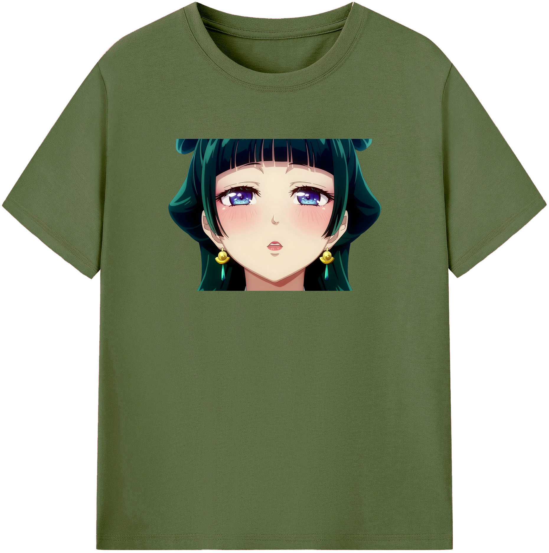 （画像用） 薬屋のひとりごと The Apothecary Diaries 綿100％半袖Tシャツ（フロントプリント）